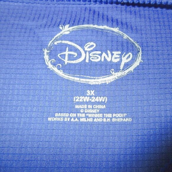 Vtg Disney Eeyore Waffle Knit Top Size 3X Piglet No Pooh Soft Embroidered Therma - Picture 6 of 12